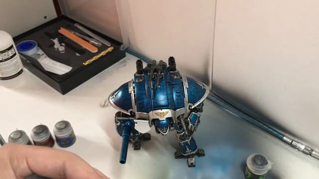 How to paint: Imperial Knight electric blue смотреть онлайн