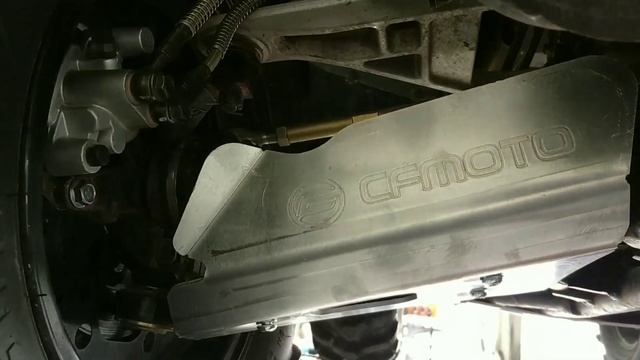 Установка защиты днища и расширителей колесных арок на квадроцикл CFMOTO X8 смотреть онлайн