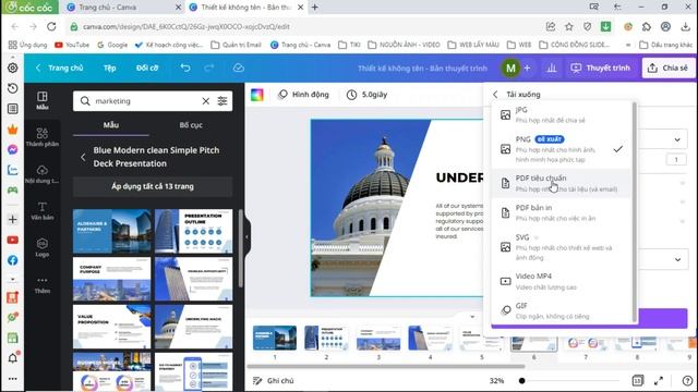 CÁCH TẢI FILE POWERPOINT TỪ CANVA // TEMPLATE MIỄN PHÍ смотреть онлайн