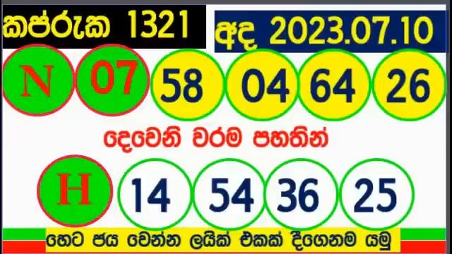 Lottery Results දිනුම් අංක #2023.07.10 #Lottery #Result Lanka Lotharai Dinum DLB And NLB