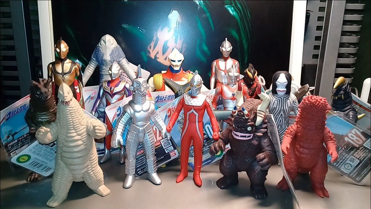 Vinyl Kaiju! Ultraman Monsters And Heroes Series By Bandai!