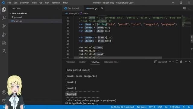 Golang slice - Belajar golang pemula смотреть онлайн