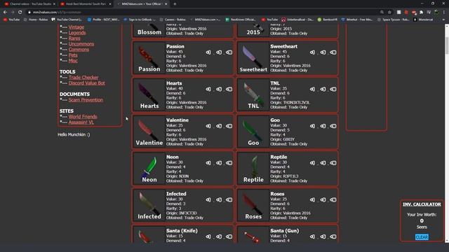 MM2 Value List Update: 8/3/20 смотреть онлайн