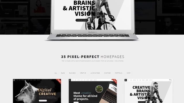 Heli - Top New Creative & Minimal WordPress Theme смотреть онлайн