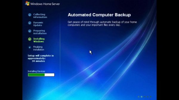 Windows Home Server 2007 Install!