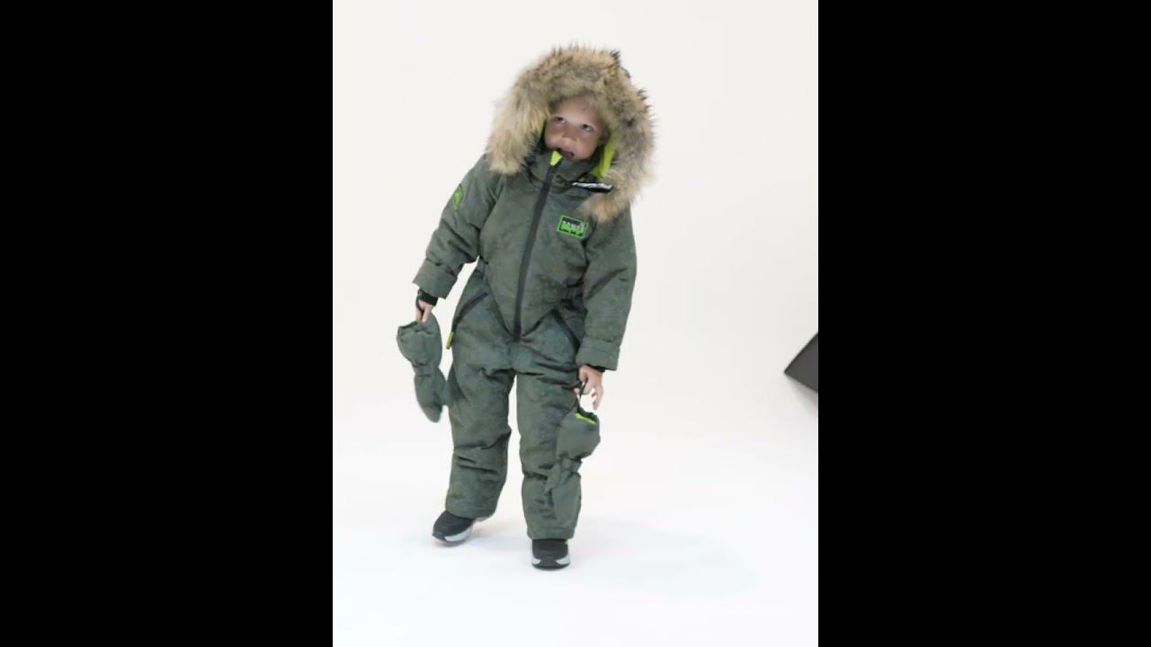 Комбинезон зимний IceTomas W2023-01 (Волки Наутилус, хаки) смотреть онлайн