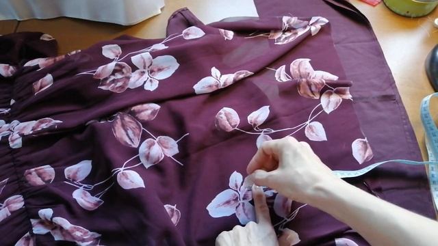 Как укоротить платье из легкой ткани с подкладкой смотреть онлайн