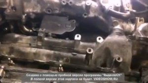 Замена турбины w164 OM 642, чистка впуска.