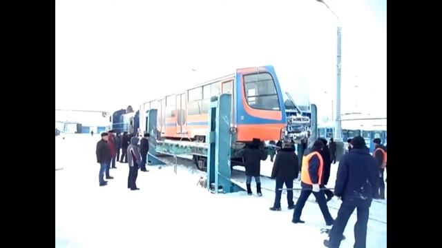 09.12.2012 Прибытие вагонов 71-623 в Павлодар смотреть онлайн