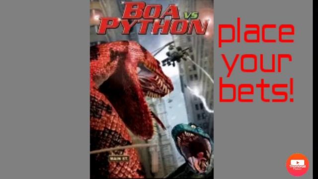 Boa vs. Python place your bets смотреть онлайн
