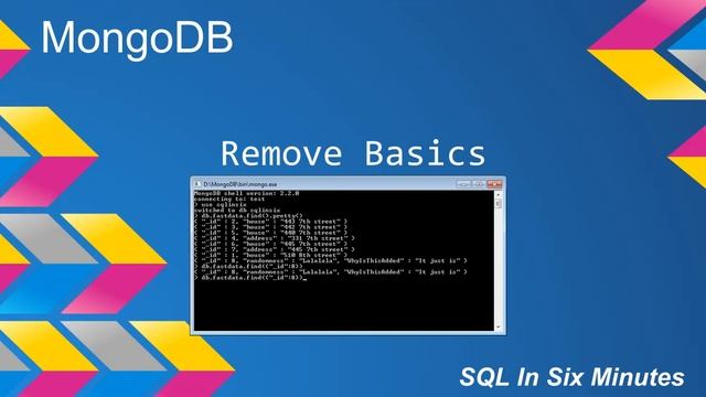 MongoDB: Remove Basics (D of CRUD) смотреть онлайн