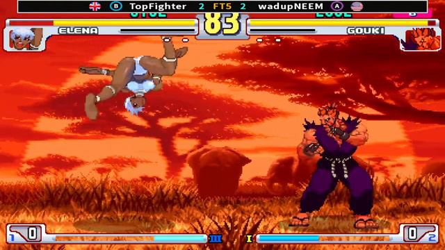 Street Fighter III: 3rd Strike - TopFighter (UK) VS (USA) wadupNEEM (HIGHLIGHTS IN DESCRIPTION) смотреть онлайн