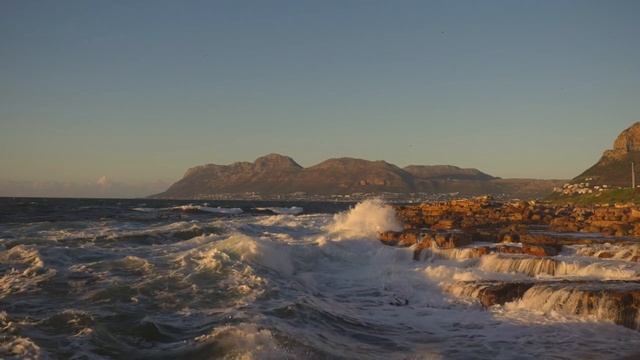 Mountains Clouds Waterfall Trees Ocean (1).mp4