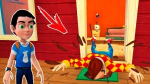 Дарк Ридл 2 МИССИЯ с коровьей КАК@ШКОЙ против соседа - Dark Riddle 2 прохождение игровой мультик