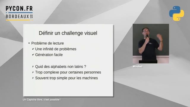 PyConFR 2019 - Un Captcha libre, c'est possible - Mindiell смотреть онлайн