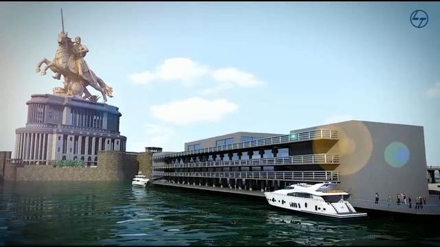 Chhatrapati Shivaji Maharaj statue Mumbai coastal project India world's largest 690 feet stat смотреть онлайн