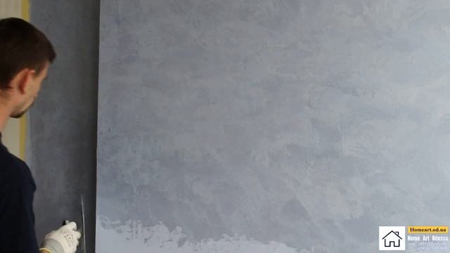 Нанесение декоративного покрытия 