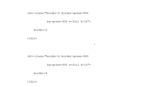 Tailwind CSS | Border Width смотреть онлайн