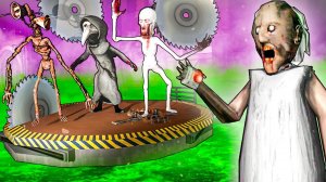 ЗЛАЯ БАБКА ГРЕННИ ПРОТИВ SCP! КТО ОСТАНЕТСЯ В ЖИВЫХ? БЕЗУМНАЯ ДОРОГА СМЕРТИ С SCP В Garry`s Mod