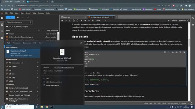 SQL - Tipo datos numérico pgAdmin 4 смотреть онлайн