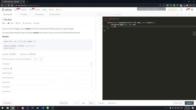 1. Two Sum - Leetcode смотреть онлайн