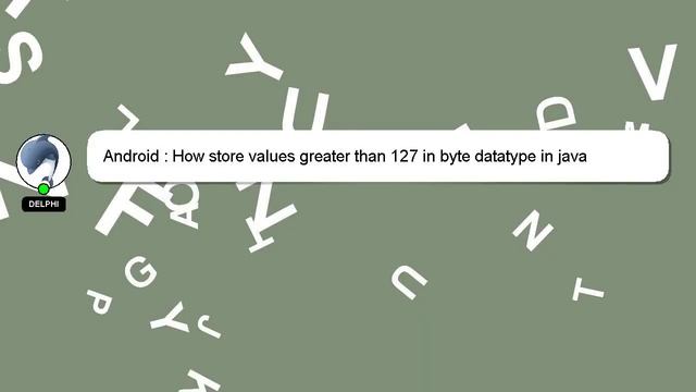 Android : How store values greater than 127 in byte datatype in java смотреть онлайн