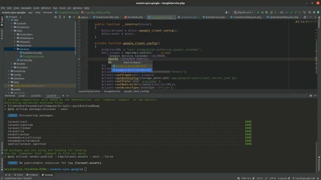 Laravel 9 Series | Google SDK Setup | Fullcalendar sync google calendar | Full Example смотреть онлайн
