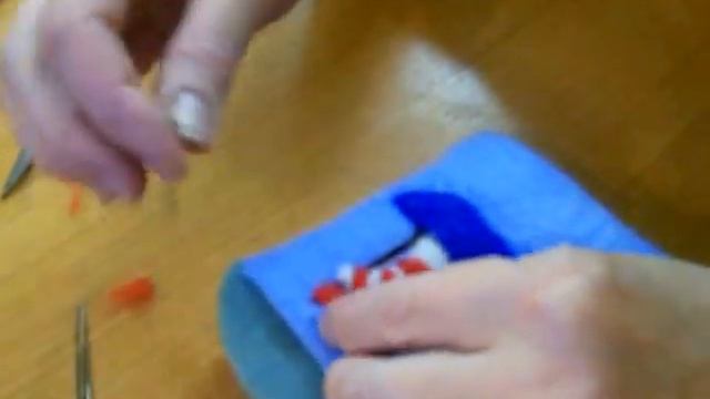 Валяние обуви. Рисунок кораблик на валяных пинетках смотреть онлайн