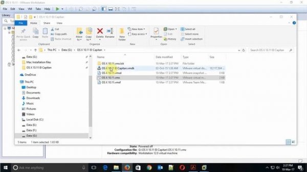 How to install MAC OS X El Capitan on VMware Workstation 12