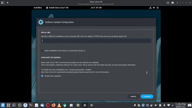 Installation of ClearLinux with advanced options - Consistantly Best Performing Linux Distro. смотреть онлайн