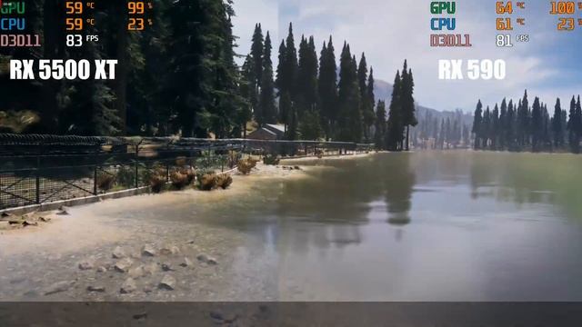 AMD Radeon RX 5500 XT vs RX 590 on 8 games смотреть онлайн