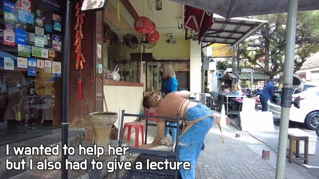 An Old Thai coffee vendor seduced me with her slim and curvy body Part 2 смотреть онлайн