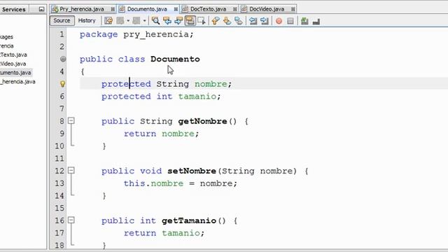 Tutorial java, netbeans 7.2.1 propiedades protected смотреть онлайн