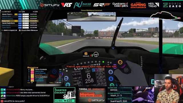 ✅SEMANA De GT3 En MOUNT PANORAMA En👉iRacing 🎁!SORTEO COCKPIT KS90 + ASIENTO Para !sub