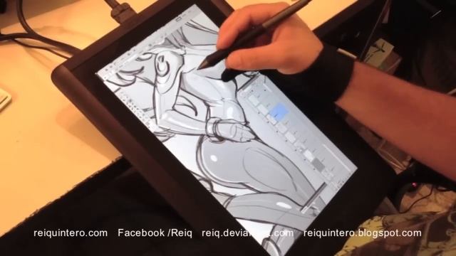 Wacom CintiQ 13HD Review + Demo смотреть онлайн