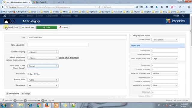 How to create Extra Fields with K2 in Joomla! YouTube 720p смотреть онлайн