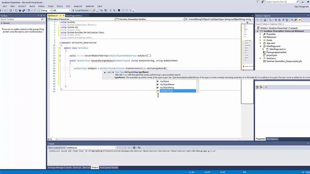 Serializer Deserializer Class смотреть онлайн