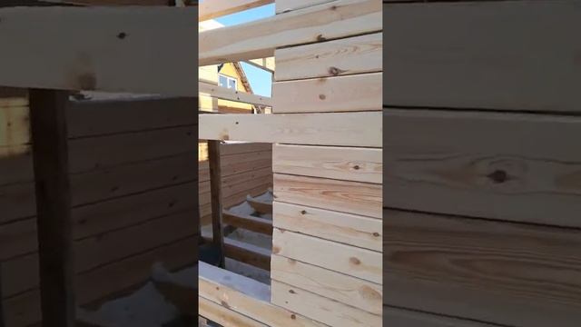 Строительство бани, Красноярск, Плотники 24 ®, установка винтовых опор бруса. смотреть онлайн