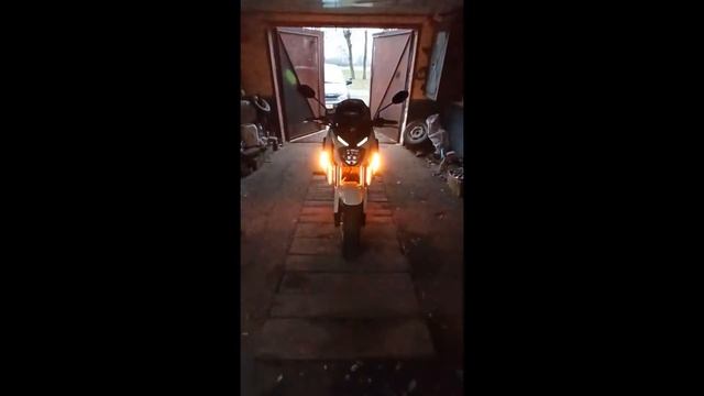 Установка гибких ДХО с поворотом на мотоцикл Lifan kp350 смотреть онлайн