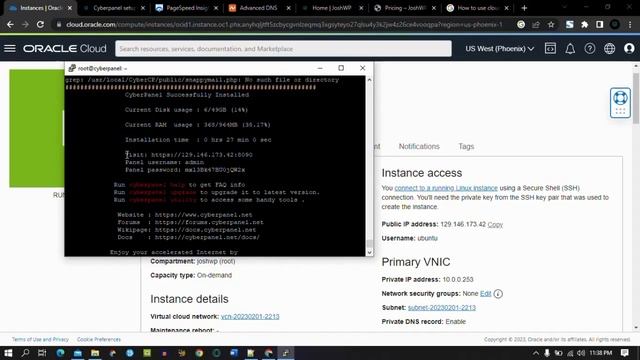 Cyberpanel Setup on Oracle Cloud Free Tier | Free VPS hosting смотреть онлайн