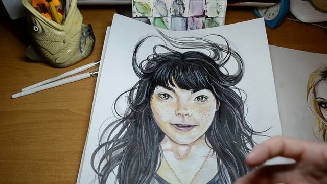 AСМР русский. Мои портреты. ASMR Russian. My portraits. смотреть онлайн