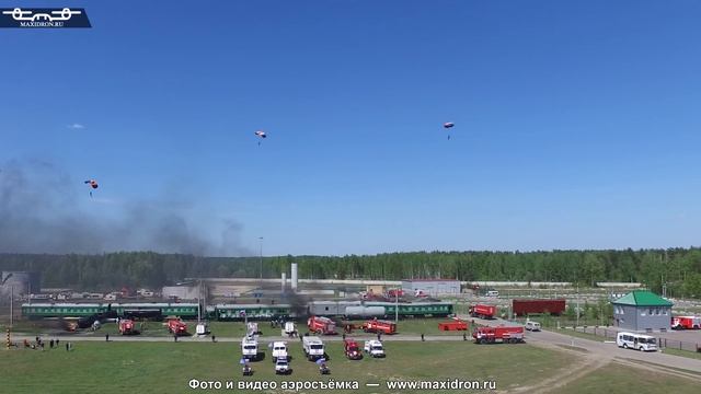 Репетиция учения "Комплексная безопасность - 2016" с квадрокоптера | 14.05.16 | by Maxidron.ru смотреть онлайн