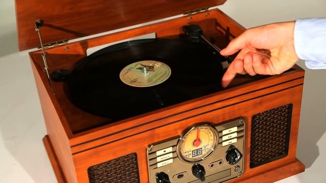 6-in-1 Wooden Music Center (VTA-200B)