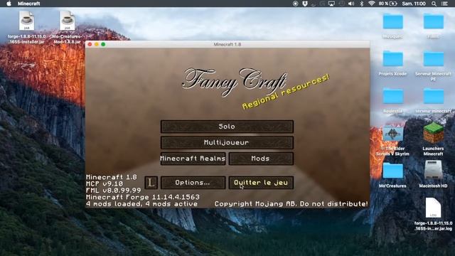 Mettre des mods sur Minecraft (Mac-Pc) смотреть онлайн
