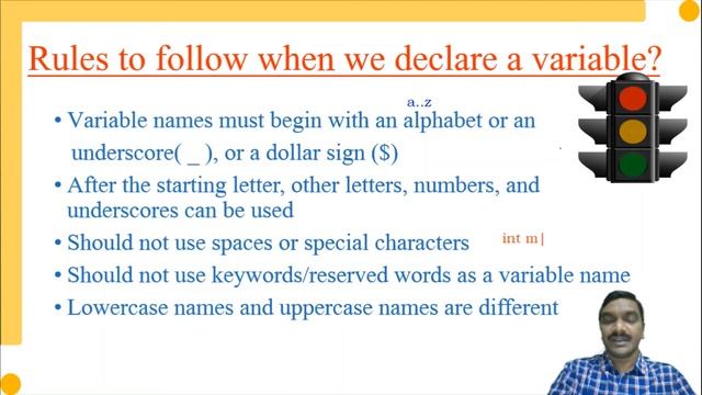 Variable Declaration and Initialization смотреть онлайн