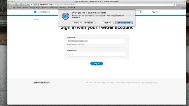 Twitter Developer's Account - How To Make One смотреть онлайн