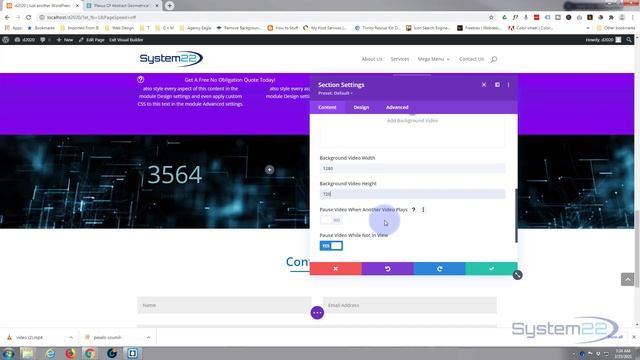 Divi Theme Full Width Stat Section With Video Background ? смотреть онлайн