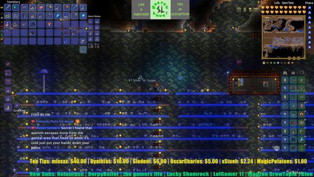 Terraria HARDCORE EXPERT Live Stream | Part 26 Farming Duke! смотреть онлайн