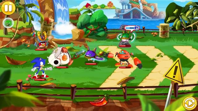 Angry Birds Epic: Sonic Dash Event #4 - From Egg Pawns to Giant Choppers смотреть онлайн