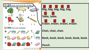 Kid's Box Starter - Unit 2 - My Class - 3 - Listen and circle the number.